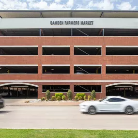 Parking garage on Good Latimer at Camden Farmers Market in Dallas, Tx