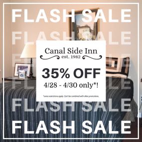 Flash Sale! 4/28 - 4/30 only