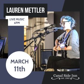 Join us for live music on March 11th at 6pm