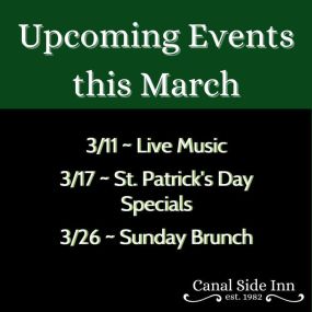 Upcoming Events this March