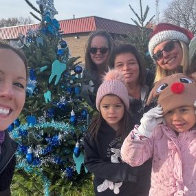 Dr Carly Paragas with Family - AS Family Dental, Oak Forest, IL