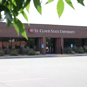 The exterior view of St. Cloud State University at Plymouth.