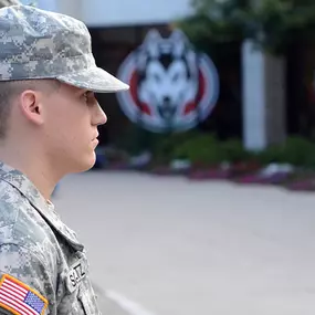 St. Cloud State University proudly supports our troops and works hard to turn our respect into action by giving service members and their families the support and resources they need to transition to an academic setting.