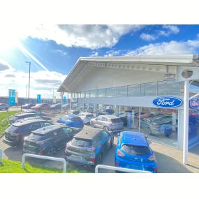 Outside the Ford Rotherham dealership