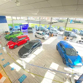 Inside the Ford Rotherham showroom