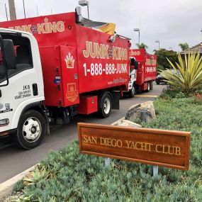 Junk King hauling for the San Diego Yacht Club.