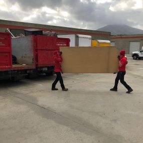 Junk King is all about team work to complete your junk pick up. Our teams work in groups of two on every job to ensure a safe and efficient junk removal job.