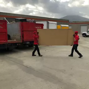 Junk King is all about team work to complete your junk pick up. Our teams work in groups of two on every job to ensure a safe and efficient junk removal job.