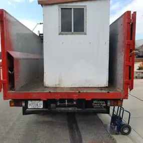 An after photo of a shed removal. The customer asked and we made it happen! Junk King was happy to assist in the  property cleanout.