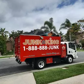 Junk King truck spotted around San Diego ready for it's next junk hauling job!