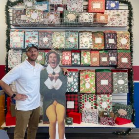 The best way to spread Christmas cheer is a decorative mailer sent from here to there.

Come to Goin’ Postal, the best, most experienced, and most colorful shipping center in Jacksonville. And while you’re here get a selfie with Elf and make your family green with envy.