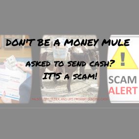 Folks- if you are asked to send cash via an Express service, IT’S A SCAM! Don’t be a money mule, and don’t be part of the $3.3 billion consumer fraud industry (as of 2020 per the FTC). Also- the USPS, FedEx, and UPS all prohibit the sending of cash or cash equivalents through their systems.

Signs of postal scam:
1) Asked by someone you don’t know personally to them cash
2) Directed to send only by an Express service (typically overnight)
3) Told not to tell anyone else what you are doing