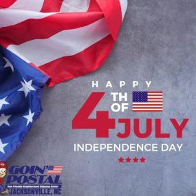 We wish everyone a very Happy Independence Day. We are proud to be part of a company which celebrates freedom and America every day and we are thankful to be able to serve such a great community. So while America and you (and Goin’ Postal) enjoys a day celebrating our blessings as a nation with friends and family- stay safe, stay hydrated, and we will see you Wednesday!