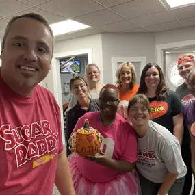 Dr. Ryan Brunworth with his dental team at Lakeshore Family Dental Care office