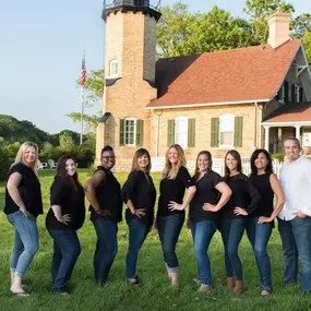 Dr Ryan with his team of lakeshore family dental care