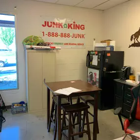 Interior Junk King Reno office