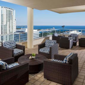 Rooftop outdoor terrace