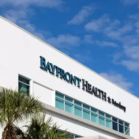 Bayfront Health in St. Petersburg, FL near Camden Pier District and Camden Central apartments