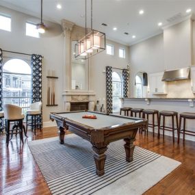 Game Room with Billiards Table