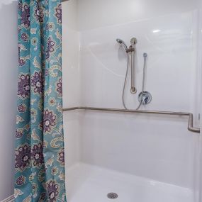 shower in apartment