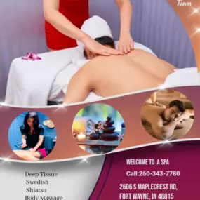 A traditional Swedish massage utilizing a system of techniques specially created to relax muscles by
applying pressure to increase oxygen flow through the body and release harmful toxins.