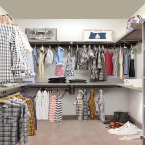 With spacious walk in closets
