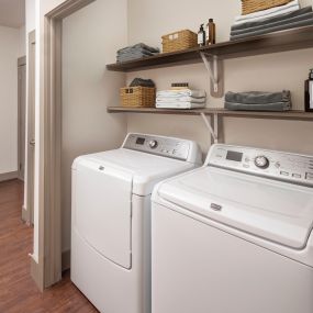 Full-size washer and dryer