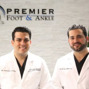 Dr. Anthony LaLama and Dr. Stefano Militello from Premier Foot & Ankle