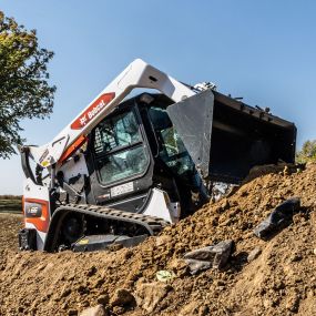 Bobcat T66 with bucket attachment