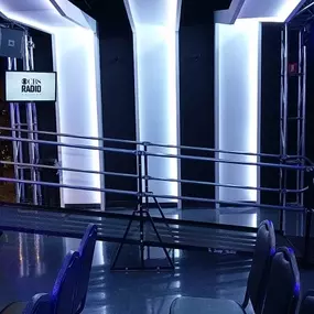 The rock group @PortugaltheMan was performing at a CBS soundstage in Chicago and one of the guitarists need wheelchair access. They turned to the Amramp Chicago team to install this wheelchair ramp to provide access to the stage.