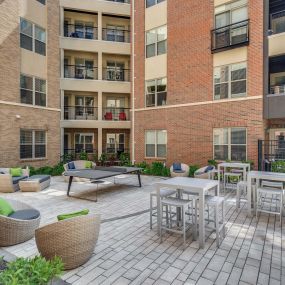 Outdoor Gaming Courtyard at Camden Washingtonian in Gaithersburg, MD