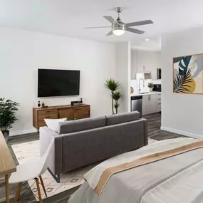 Studio apartment at Camden Washingtonian apartments in Gaithersburg, MD