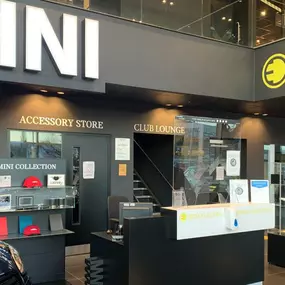 Inside the MINI Leeds showroom