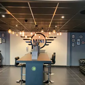 Inside the MINI Leeds showroom