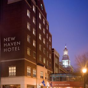 The New Haven Hotel at Yale University right in downtown New Haven, CT.