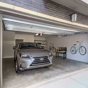 Townhome double car garage