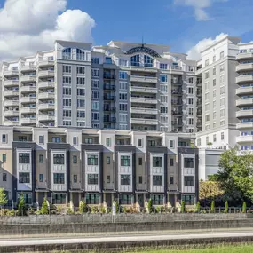 Townhomes and tower