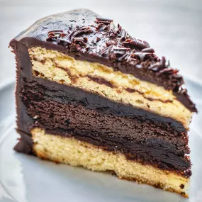 Chocolate Tuxedo Cake