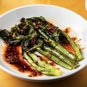 Fall 2022 Charred Chinese Broccoli (Gluten Free, Vegan)