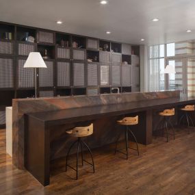 Wine Room in The Ballery building at Camden Highland Village apartments and townhomes in Houston, Texas