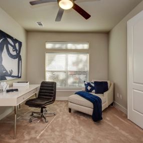 The townhomes flex spaces for home offices