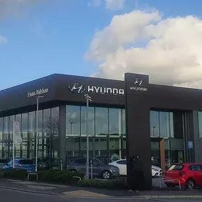 Outside the Hyundai Leeds dealership