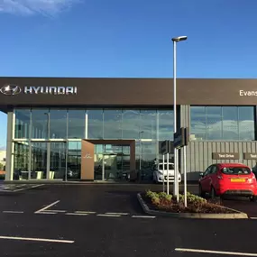 Outside Hyundai Leeds