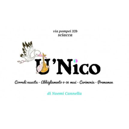 Logo from U'Nico di Noemi Cannella - Abbigliamento 0-36 - Corredo nascita - Premaman