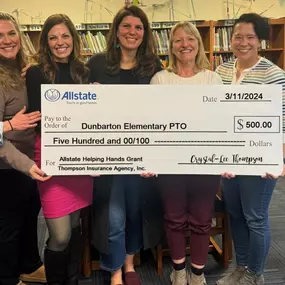 We understand the importance of education, and that’s why our Allstate agency was excited for the opportunity to assist Dunbarton Elementary.