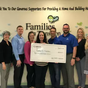 Families in Transition earns a $30,000 Allstate Foundation Helping Hands grant.