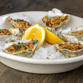 Garlic Mojo Based Emerson Oysters