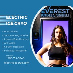 Whole body cryotherapy with Electric Ice Cryo Miami Florida South