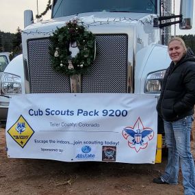 Woodland Park - Christmas Lights Parade-   Cub Scouts troop 9200 - Sponsor