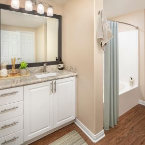 camden old creek apartments san marcos ca bathroom with curved shower rod